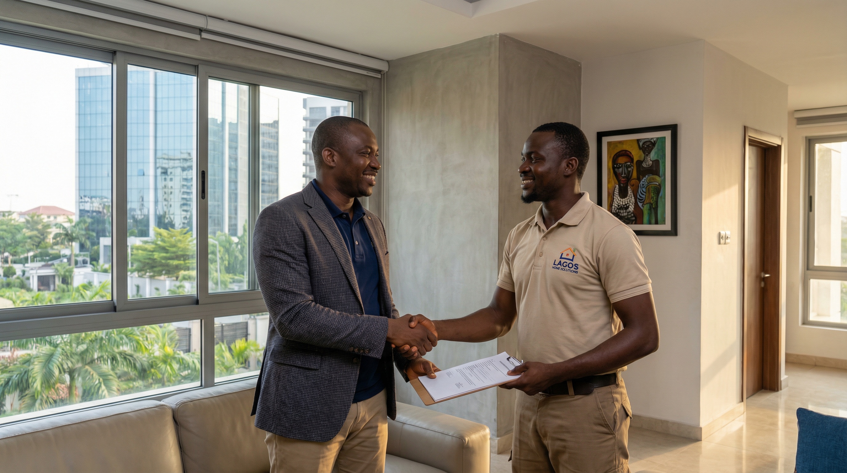 Modern luxury real estate: high-key lighting and architectural design, showcasing global connectivity and professional excellence.